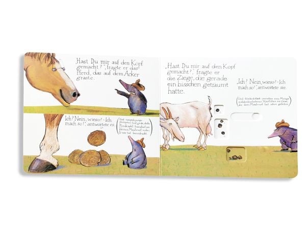 Vom kleinen Maulwurf, der wissen wollte, wer ihm auf den Kopf gemacht hat (Pappbilderbuch)